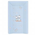 Blat de infasat cu intaritura si capat inchis Zebra Albastru 80x50 cm