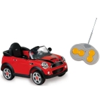 Masinuta electrica cu telecomanda MiniCooper S Biemme Rosie