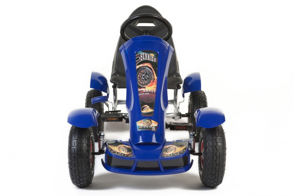 Kart cu pedale pentru copii Go Kart Albastru
