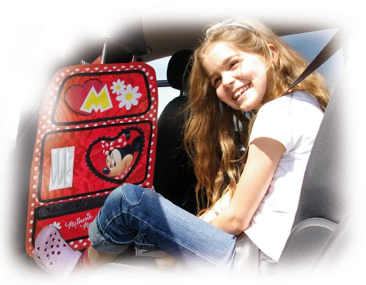 Organizator scaun auto minnie mouse