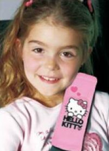 Protectie centura de siguranta hello kitty pink