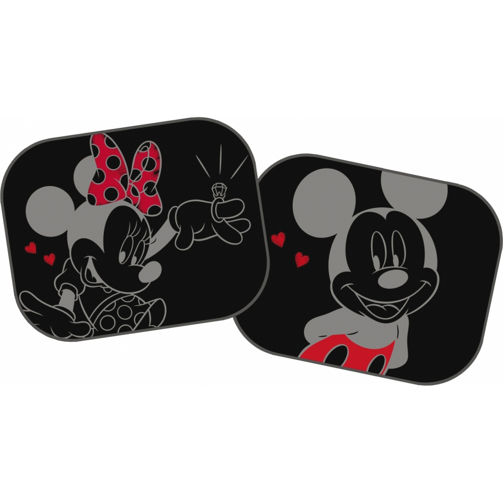 Set 2 parasolare Mickey and Minnie Black Disney Eurasia 27008