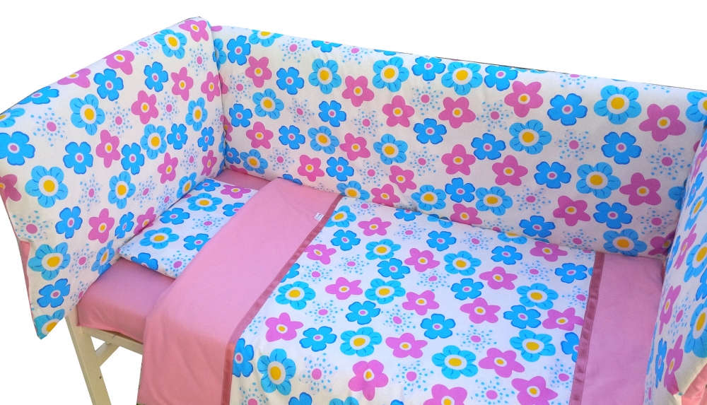 Lenjerie De Pat Maxi Floricele 120x60 Cm