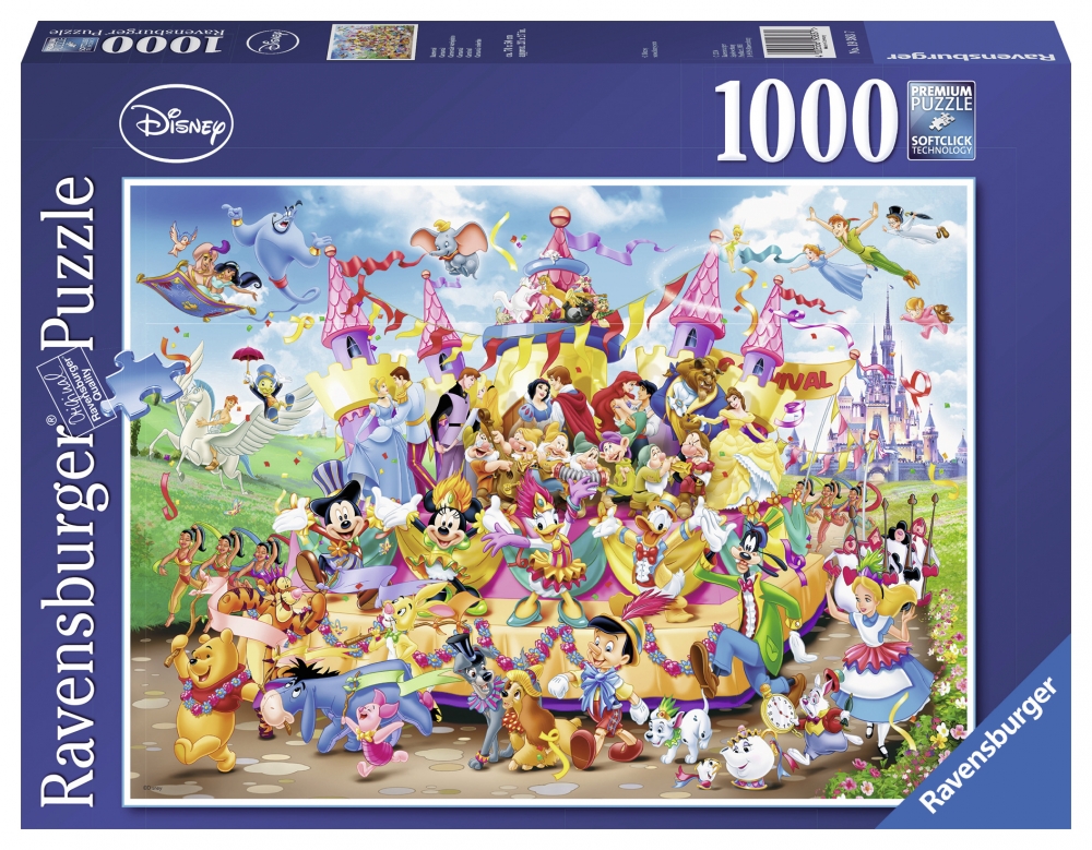 Puzzle Carnavalul Disney Multicolor 1000 Piese