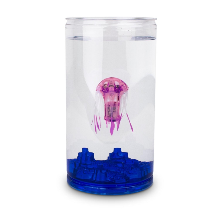 Aquabot Meduza cu acvariu Hexbug roz