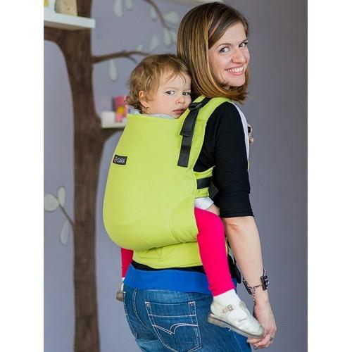 Marsupiu toddler wrap conversion organic lime