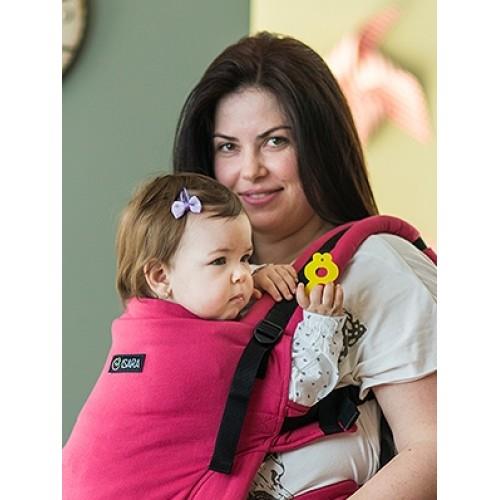 Marsupiu toddler wrap conversion organic raspberry