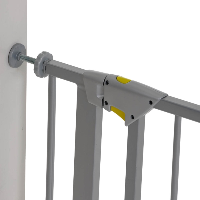 Poarta siguranta trigger lock safety gate silver 75 - 81 cm
