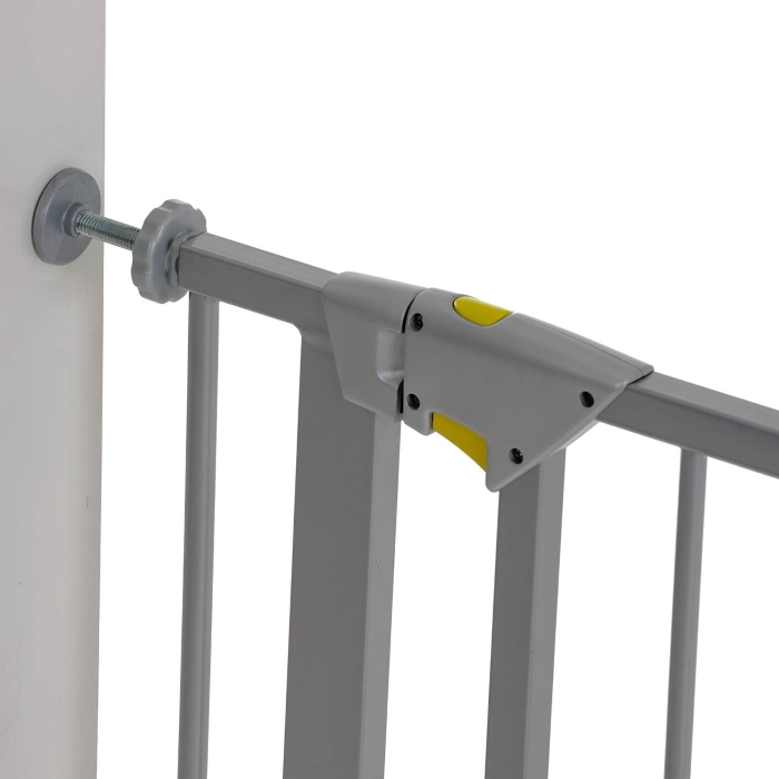 Poarta Siguranta Trigger Lock Safety Gate Silver 75 - 81 cm