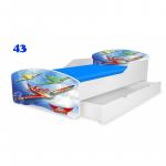 Patut Nobiko Small Rainbow 180x80 cu saltea+sertar