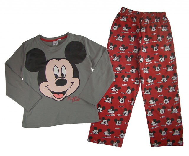 Pijama Maneca Lunga Copii Mickey Mouse Masura 98 2 3 Ani