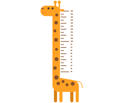 Sticker perete copii giraffe 80 x 190 cm