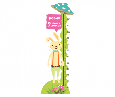 Sticker perete copii iepurasul aurica 50 x 138 cm
