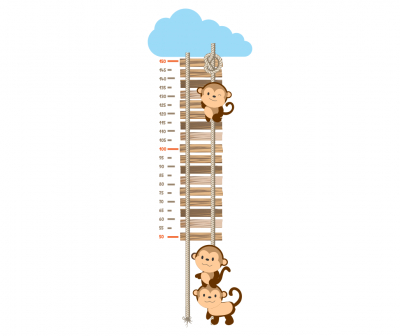 Sticker perete copii monkeys 60 x 182 cm