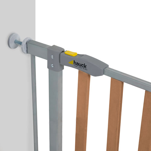 Poarta siguranta wood lock safety gatesilver 75 - 80 cm
