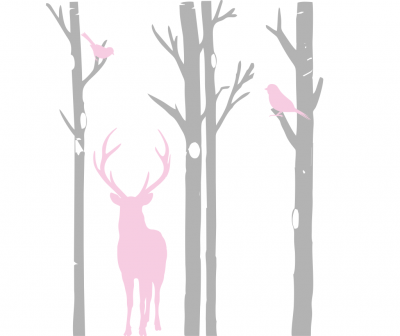 Sticker perete copii forest trees 160x200 cm
