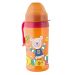 Pahar cu supapa silicon CoolFrends Raspberry 360ml.10L+ Rotho-babydesign