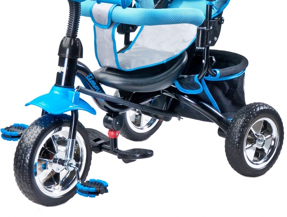 Tricicleta pentru copii cu scaun reversibil Toyz Timmy Blue Blue imagine 2022