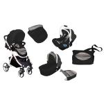 Carucior M30 sistem 3 in 1 Carello Stripe Grey