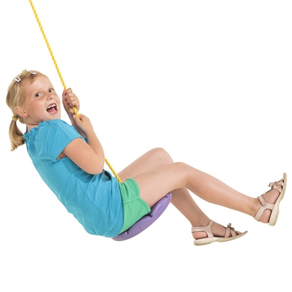 Leagan rotund din plastic Monkey PP – Mov copii