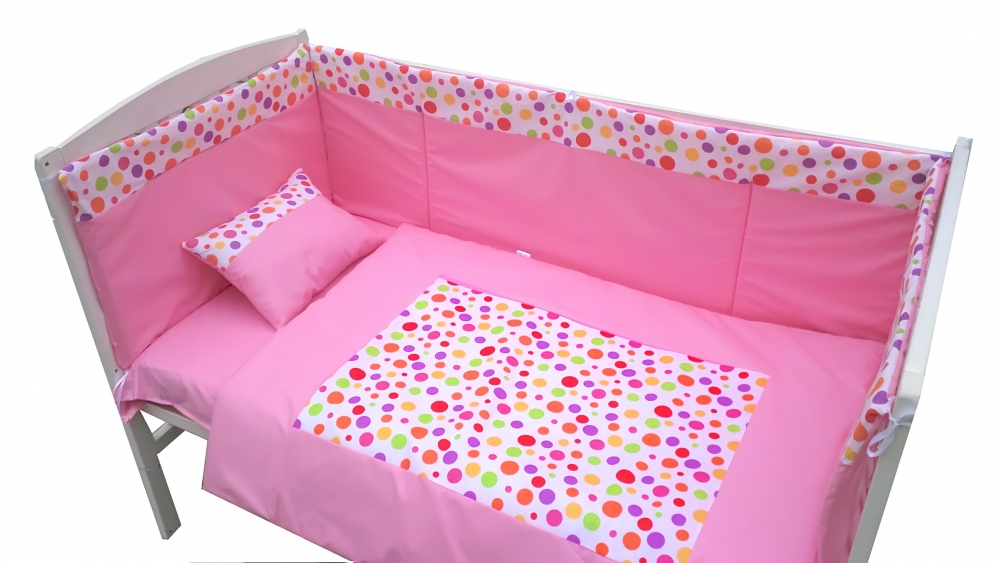 Lenjerii de patut 7 piese bulinute