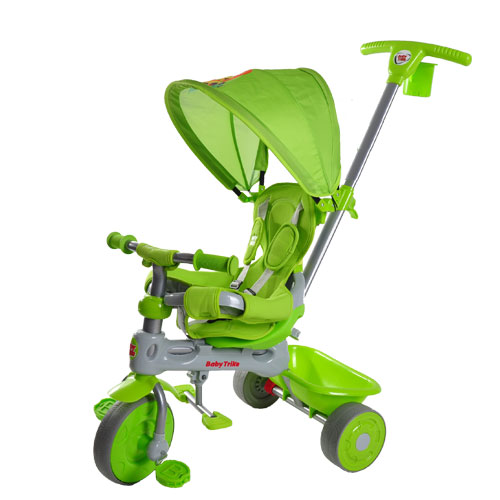 Tricicleta Baby Trike 4 in 1 Lion Green