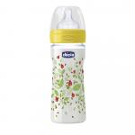 Biberon Chicco WellBeing PP unisex 250ml t.s. flux mediu 2+luni 0% bpa