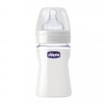 Biberon Chicco WellBeing sticla 150ml t.s. flux normal 0+luni 0%BPA