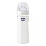 Biberon Chicco WellBeing sticla 240ml t.s. flux normal 0+luni 0% bpa