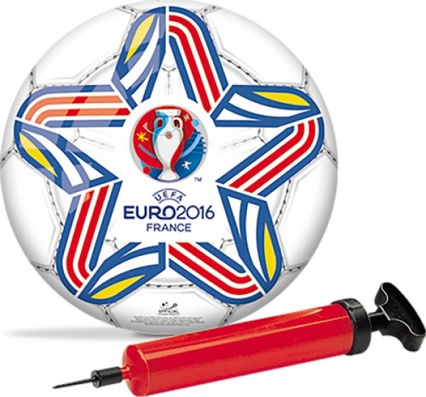 Set Poarta Fotbal 2 in 1 Mondo plastic cu minge Euro 2016 Mondo