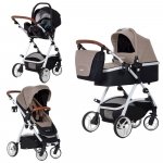 Carucior multifunctional Optimo 3 in 1 Easy Go Sand