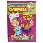 Carte cu activitati si stickere Garfield Am venit, am vazut, am mancat