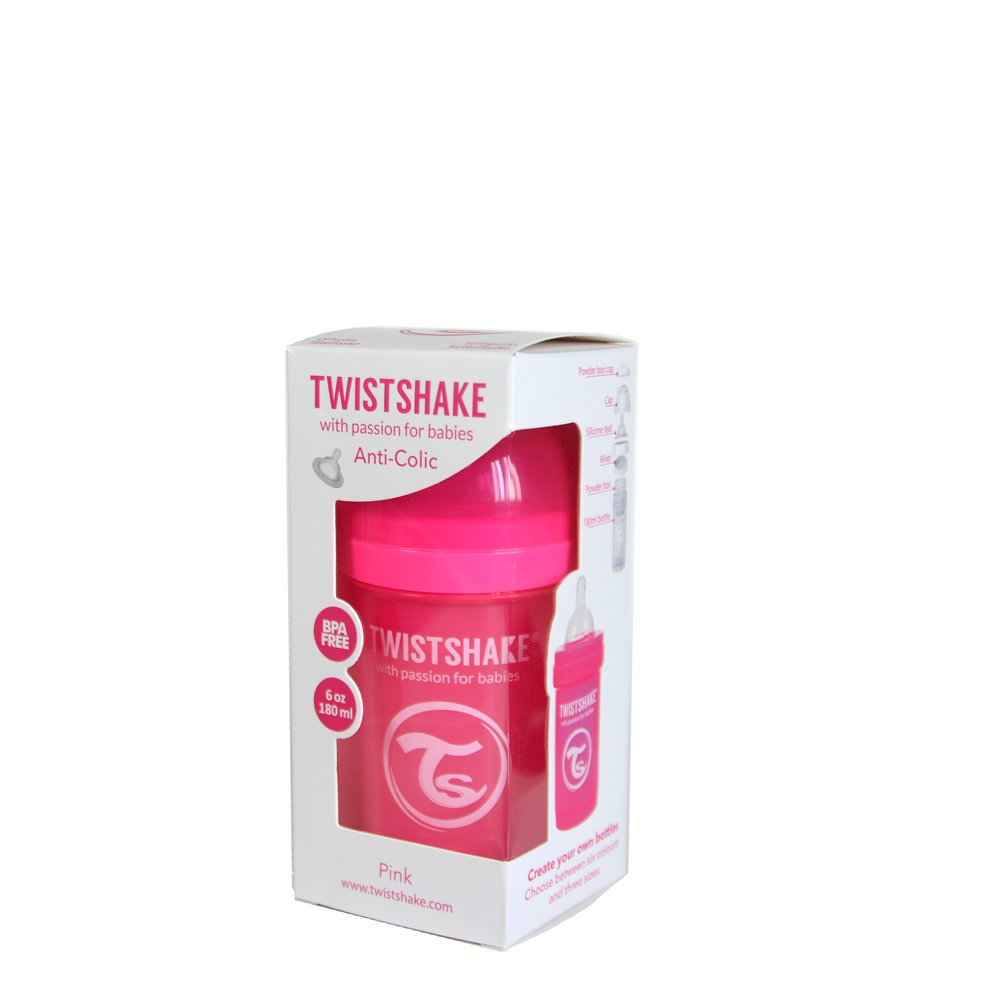 Biberon anti-colici 180 ml twistshake piersica