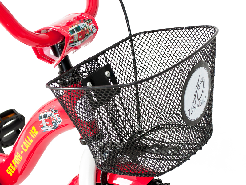 Bicicleta copii toma fire station red 12