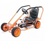 Kart cu pedale pentru copii Go Kart Thunder II Orange