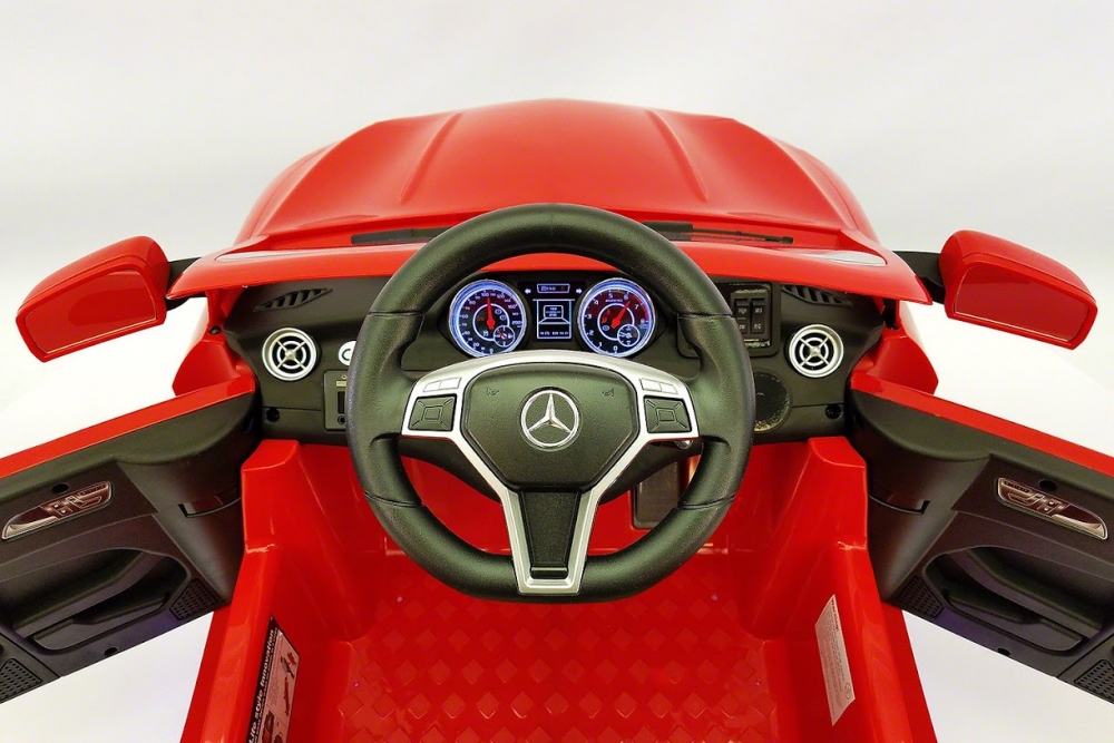 Masinuta electrica cu telecomanda si roti eva Mercedes CLA45 Red - 3