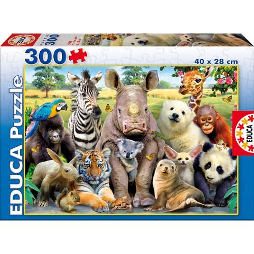 Puzzle Animale 300 Piese