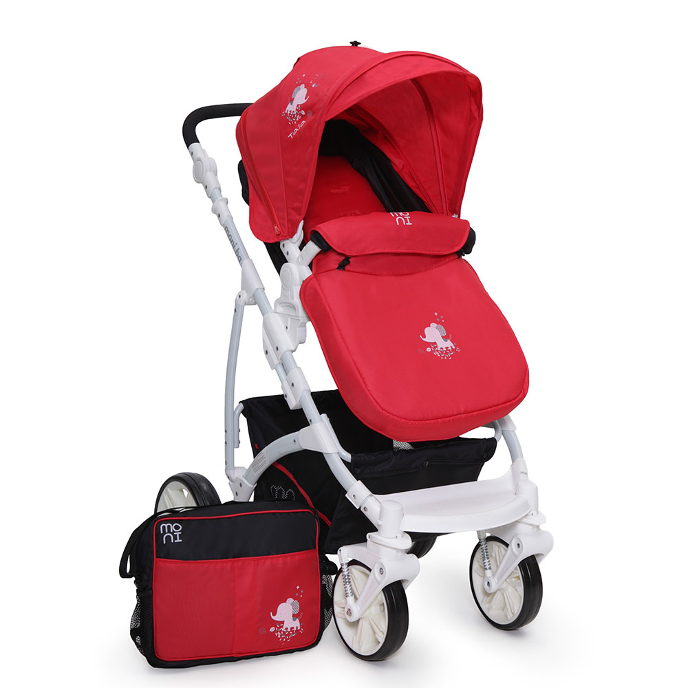 Carucior 3 in 1 tala red