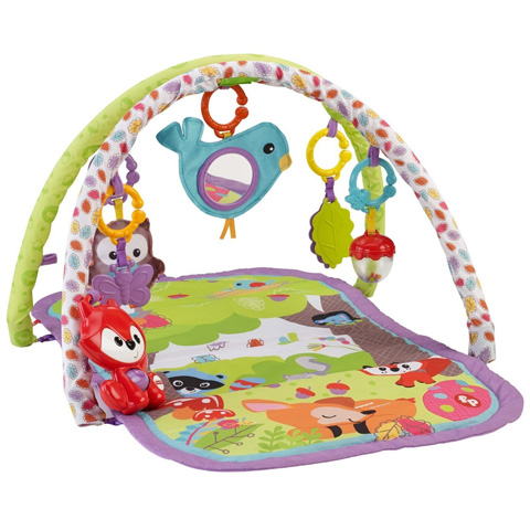 Centru activitati woodland friends 3-in-1 musical activity gym fisher-price