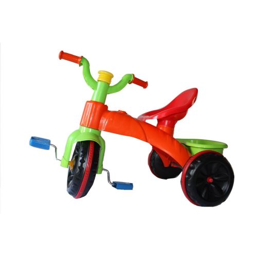 Tricicleta Super Enduro Portocalie Burak Toys imagine 2022 protejamcopilaria.ro