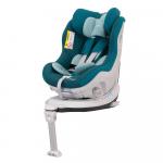 Scaun auto MOKKA rotativ 360 grade cu ISOFIX 0-18 kg Turcoaz Coletto