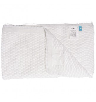 Paturica bumbac organic eden white wallaboo