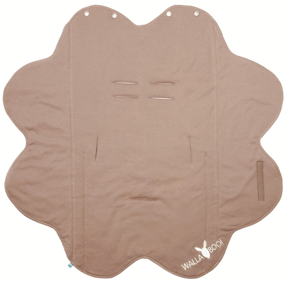 Paturica floare Soft Taupe Wallaboo Camera imagine noua responsabilitatesociala.ro