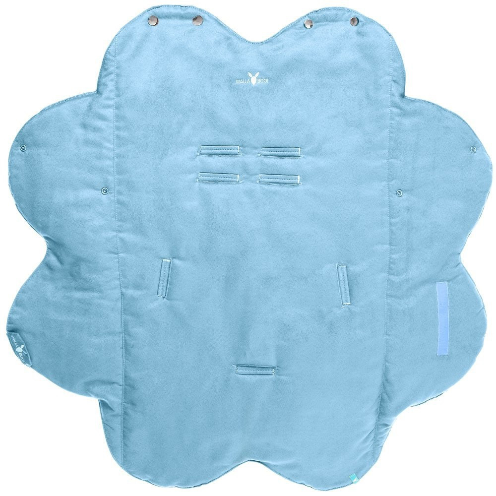 Paturica floare cu blanita Soft blue Wallaboo