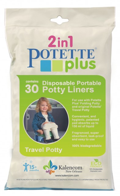 Pungi biodegradabile de unica folosinta pentru Potette Plus 30 buc/set