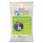 Pungi biodegradabile de unica folosinta pentru Potette Plus 30 buc/set