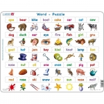 Puzzle Invatam sa Citim in Limba Engleza, 40 piese Larsen LRLS41-GB