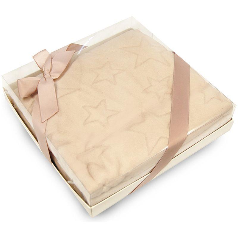 Patura velour 75x100 cm bobobaby crem