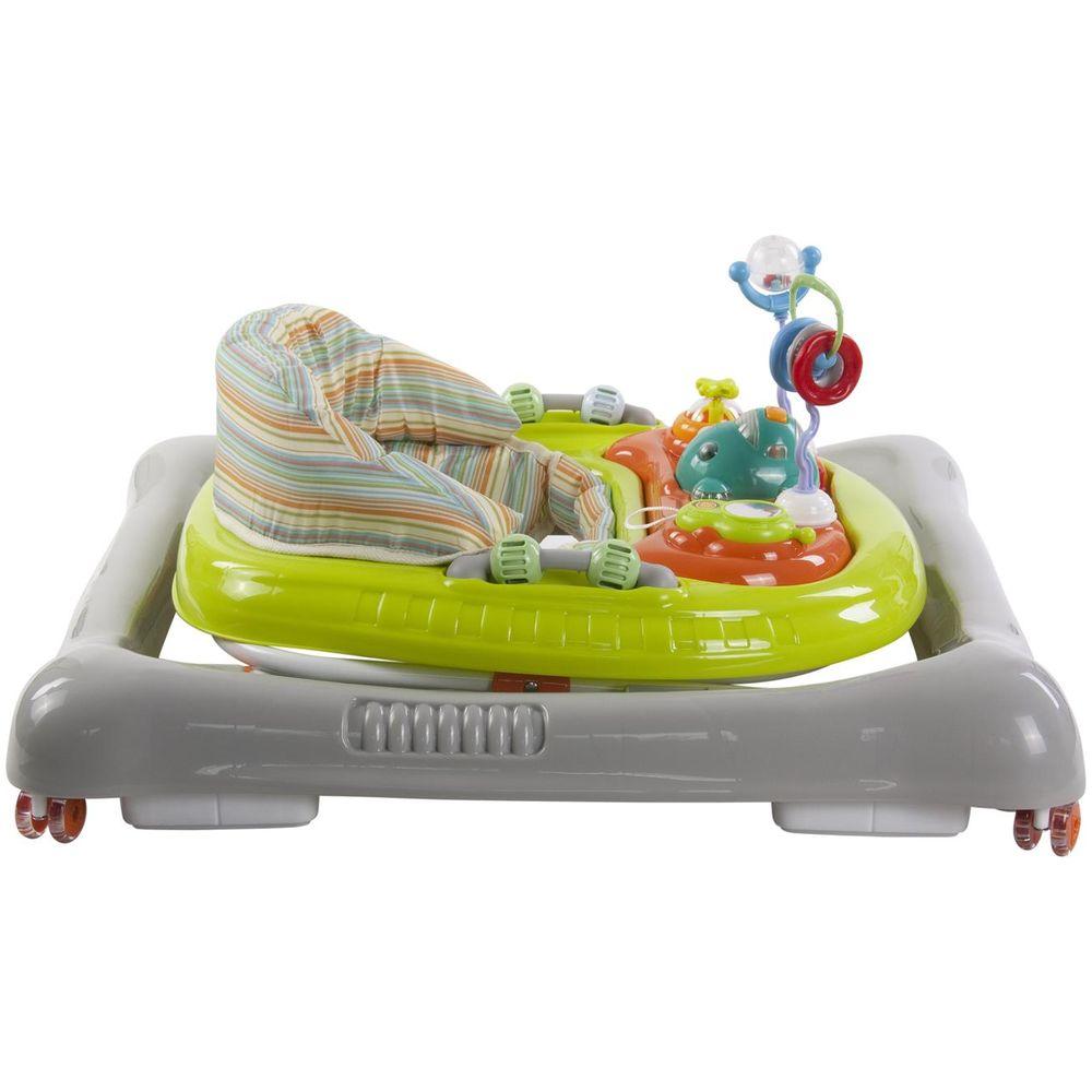 Premergator cu sunete si lumini navy sun baby verde cu gri