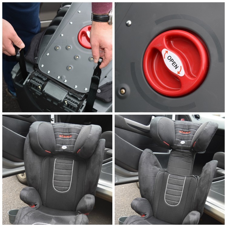 Scaun auto 15-36 kg cu prindere isofix monterey 2 red